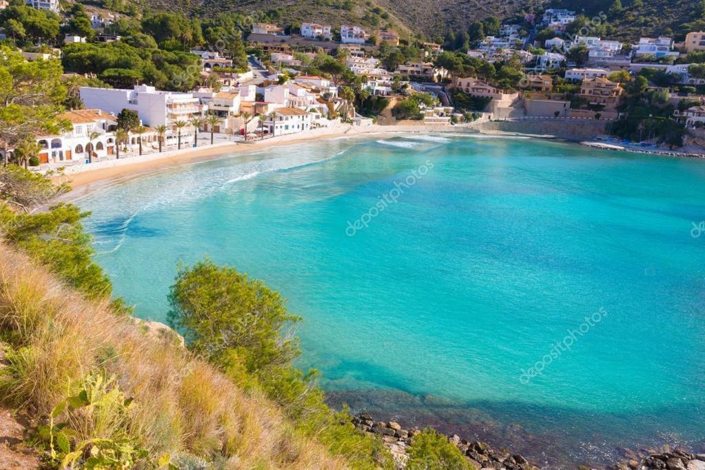Apartamento moderno en el centro de moraira Exterior foto